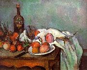 Paul Cezanne Onions and Bottles oil painting picture wholesale